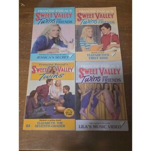 Sweet Valley Twins and Friends Francine Pascal Books Lot of 4 Vintage